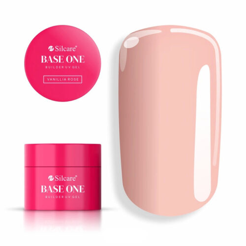 VANILLIA ROSE  50gr UV būvējošais gēls nagiem Base one. Silcare
