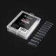 Top DUAL FORMS Clear Augšējās nagu formas 100 gb. SQUARE. Silcare