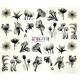 BN-1219 water Nail stickers