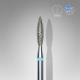 FA10B023/10 Nail DIAMONT drill bit "flame" BLUE 2,3 mm/10 mm