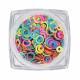 ND160 04 Fluorescent Macaron nail design