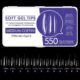 Gel tips 550 pcs. rounded square JP50 12
