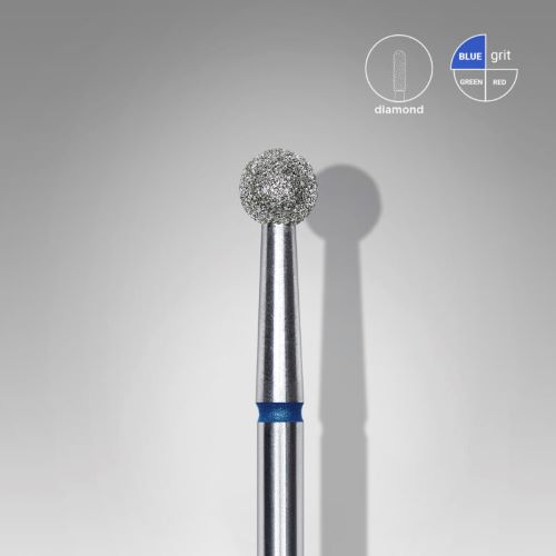 FA01B040 STALEKS Nail DIAMONT drill bit "ball" BLUE 4.0 mm