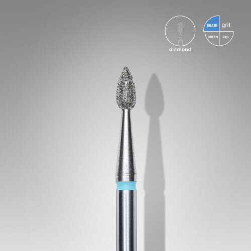FA40B023/5 Nail DIAMONT drill bit "drop" BLUE 2.3 mm/5 mm