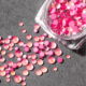 RH3 06 J fucsia Mermaid Glass Crystal