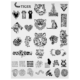 YHMB20 A08 Stamping plate for nail design