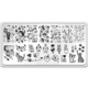 YHMB21 animalXL002 Stamping plate for nail design