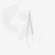 SE-90/2  STALEKS EXPERT Micro Scissors for eyebrows modeling