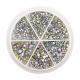 RH16 5 Crystals nail decor set