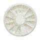 RH143 CLEAR-AB Crystals nail decor set