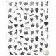 CA-513  Nail stickers