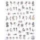 CA-511 Nail stickers