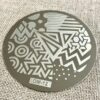 OM-12 Nail stamp round