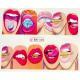BN-360 nail water stickers