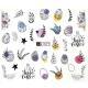 A1577 nail water stickers