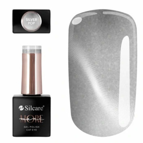 Silver Pop ManiMore CAT EYE gel polish