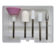 800A9 Corundum and diamond dust coated drill bits set