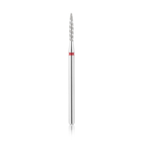 HBD-243TRD.018XL "flame TORNADO" sharp red Diamond Nail drill bit for manicure