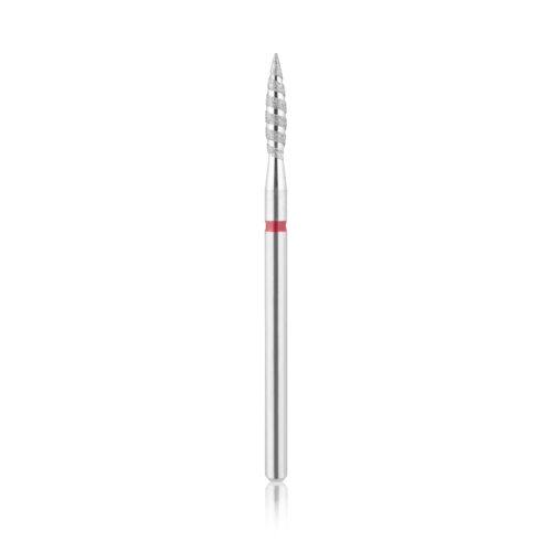 HBD-243TRD.023 XL "flame TORNADO" sharp red Diamond Nail drill bit for manicure