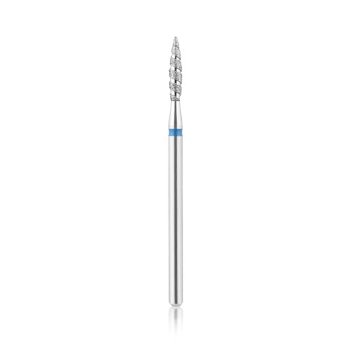 HBD-243TBL.021XL "flame TORNADO" sharp blue Diamond Nail drill bit for manicure