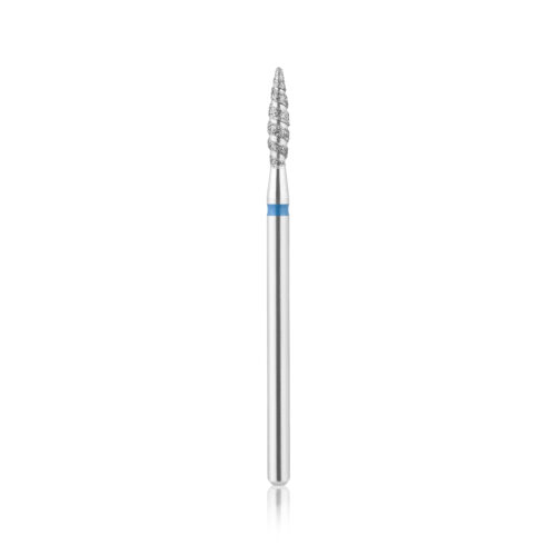 HBD-243TBL.023X "flame TORNADO" safe blue Diamond Nail drill bit for manicure