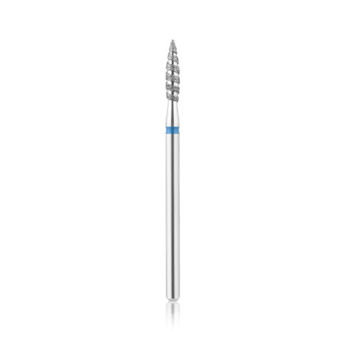 HBD-243TBL.023XL "flame TORNADO" sharp blue Diamond Nail drill bit for manicure