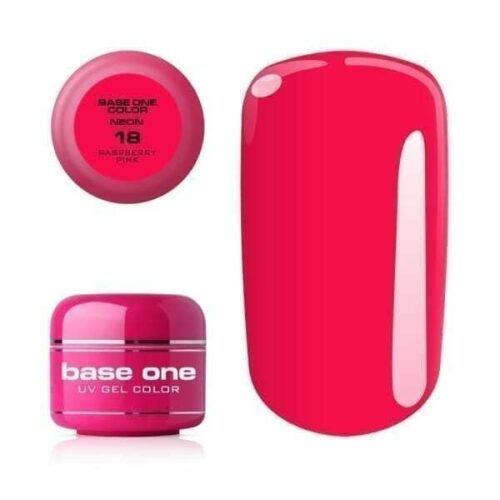 18 NEON Raspberry Pink UV gēls nagiem Base One
