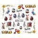 BN-1256 water Nail stickers