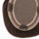 Hair Topper made from natural hair, Brown, straight
