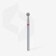 FA01R040 STALEKS Nail DIAMOND drill bit "ball" RED 4 mm