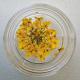 NA0007 YELLOW Nail design with natural flowers