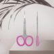 SS-41/3  STALEKS SMART Cuticle Scissors with hook Kutikulu šķēres ar āķa formas galu
