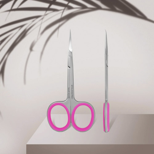 SS-41/3  STALEKS SMART Cuticle Scissors with hook Kutikulu šķēres ar āķa formas galu