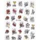 JO-2264 Nail stickers