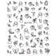 JO-1119 Nail stickers