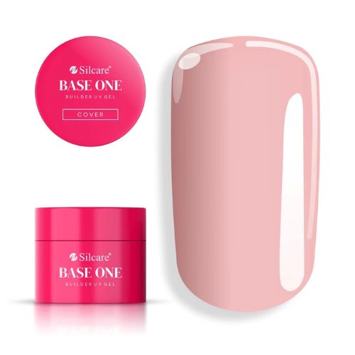 COVER 15 gr UV būvējošais gēls nagiem Base one. Silcare COVER 15 gr UV būvējošais gēls nagiem Base one. Silcare