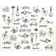 BN-1609 water Nail stickers