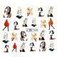 BN-1630 water Nail stickers