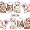 BN-1154 water Nail stickers