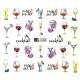 A1408 nail water stickers