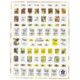 CJ001 Nail stickers 3D Laser Gold