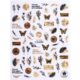 CJ012 Nail stickers 3D Laser Gold