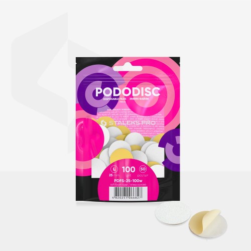 L size PDFS-25-100W Pododisc Foot replaceable file kit with a soft layer.