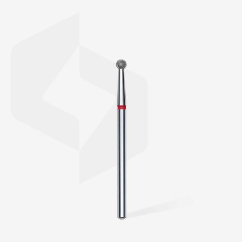 FA01R027 STALEKS Nail DIAMOND drill bit "ball" RED 2,7 mm FA01R027 STALEKS Nail DIAMOND drill bit "ball" RED 2,7 mm