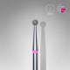 FA01R025 STALEKS Nail DIAMONT drill bit "ball" RED 2.5 mm