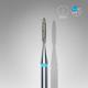 FA10B014/8 STALEKS Nail DIAMONT drill bit "flame" BLUE 1.4 mm/8 mm